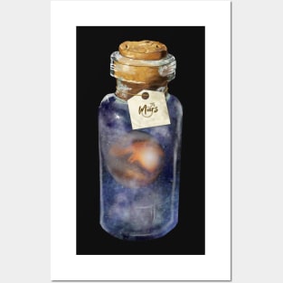 Mars in a Bottle Posters and Art